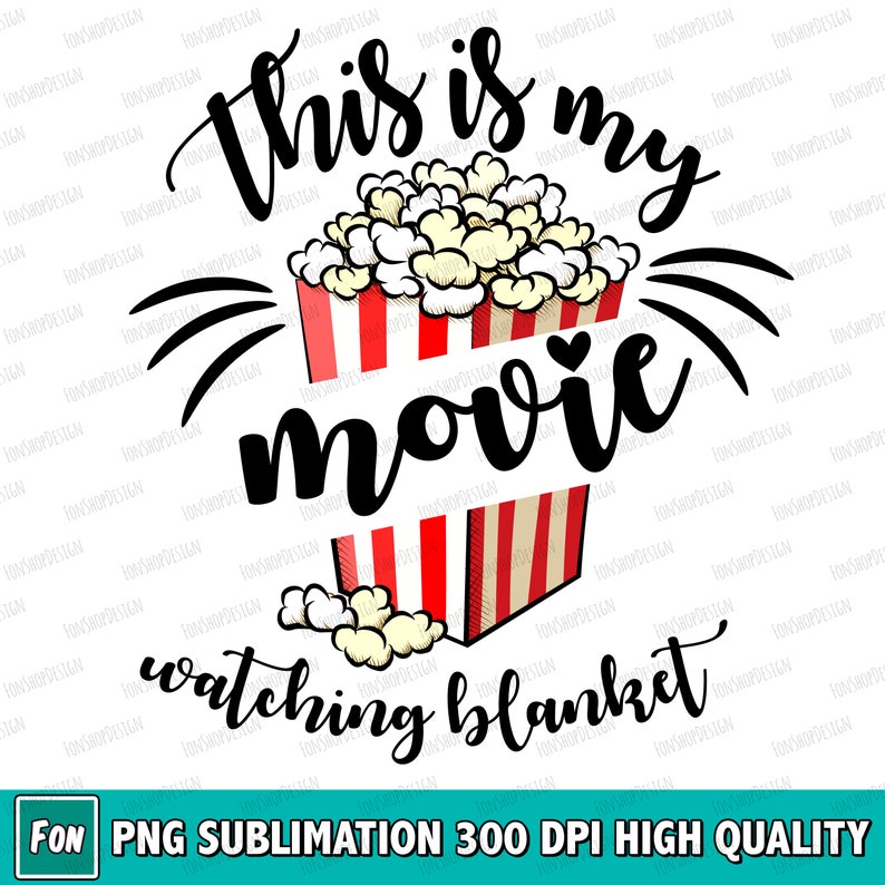 This is My Movie Watching Blanket Sublimation Merry Christmas Etsy