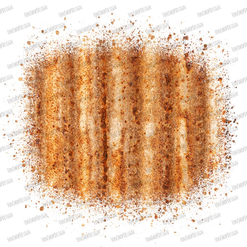 Bundle Rusty Galvanized Metal Sublimation Png, Distressed Shabby Rustic ...