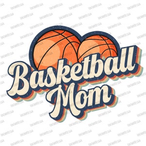 Retro Basketball Mom Sublimation, Thanksgiving Png, Basketball Mom Shirt, Mom Sublimation, Sublimation Designs, Png, Design Download