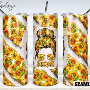 I Love You Mom Seamless Tumbler, 20 Oz Tumbler, Skinny Tumbler, Tapered & Straight, Sublimation Graphics, Digital Download, Wrap Png Designs
