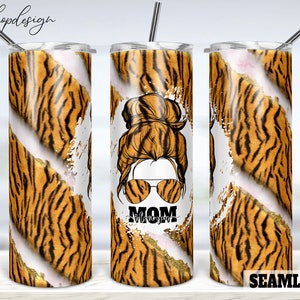I Love You Mom Seamless Tumbler, 20 Oz Tumbler, Skinny Tumbler, Tapered & Straight, Sublimation Graphics, Digital Download, Wrap Png Designs