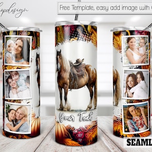 Just A Girl Who Loves Horses Becher, Bilderrahmen, 20 Unzen dünne Becher, Sublimationsgrafik, digitaler Download, Wrap Png Design