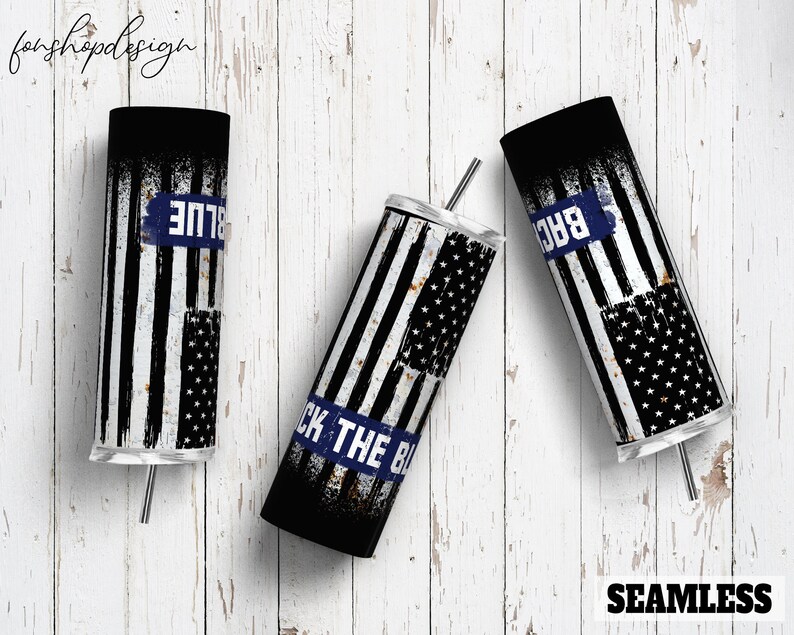 Gift for mom back the blue thin line police officer
