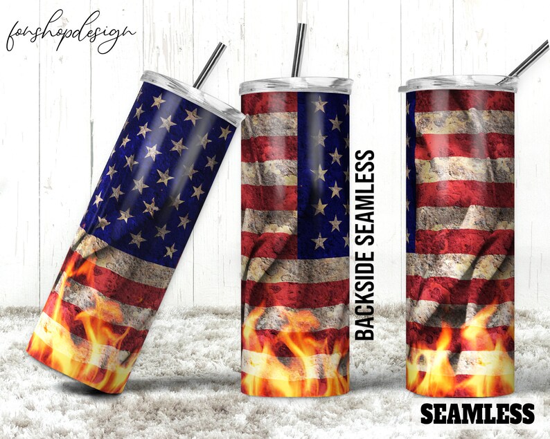 Racing Flag Of Flame Tumbler
