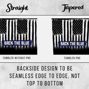 Back the blue thin line police officer usa flag png