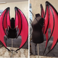 Large Bat Wings | Black Dragon Wings | Bat Wings Cosplay for Halloween ...