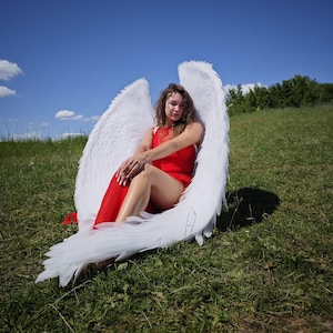Large Dark Angel Wings for Adults, Fairy Wings, Cosplay Angel Costume, Halloween white Angel Wings, White Angel Costume, Black Wings Costume
