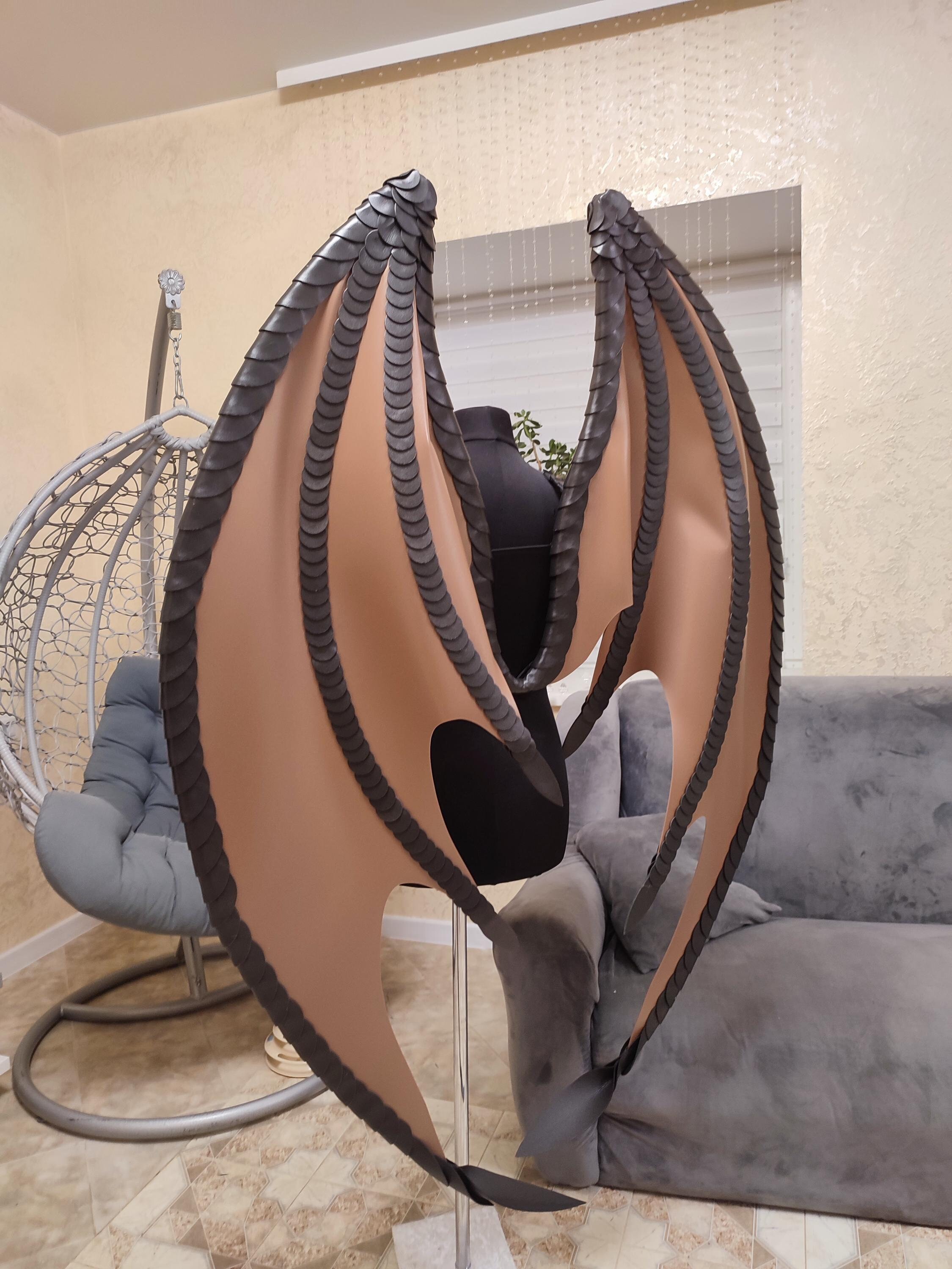 Vampire Inflatable Wings Brown Wings , Cosplay Wings Costume, Vampire Wings, Dragon Wings, Demon ...