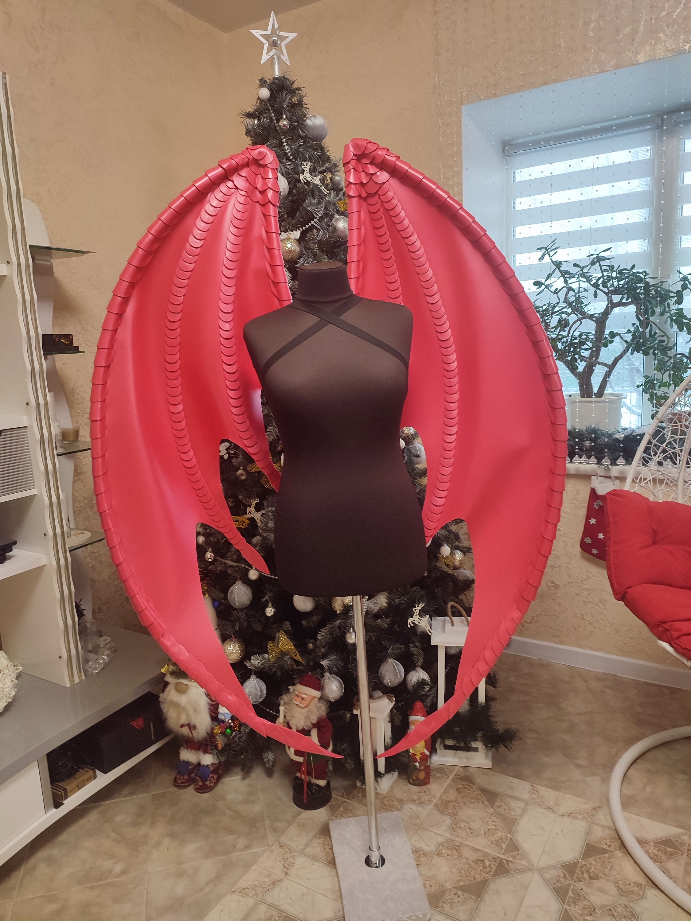 Alas De Murciélago Para Cosplay Y Disfraces – Góticas Y Elegantes Con Correas Elásticas – Accesorio De Tela No Tejida Para Halloween Y Fiestas Temáticas