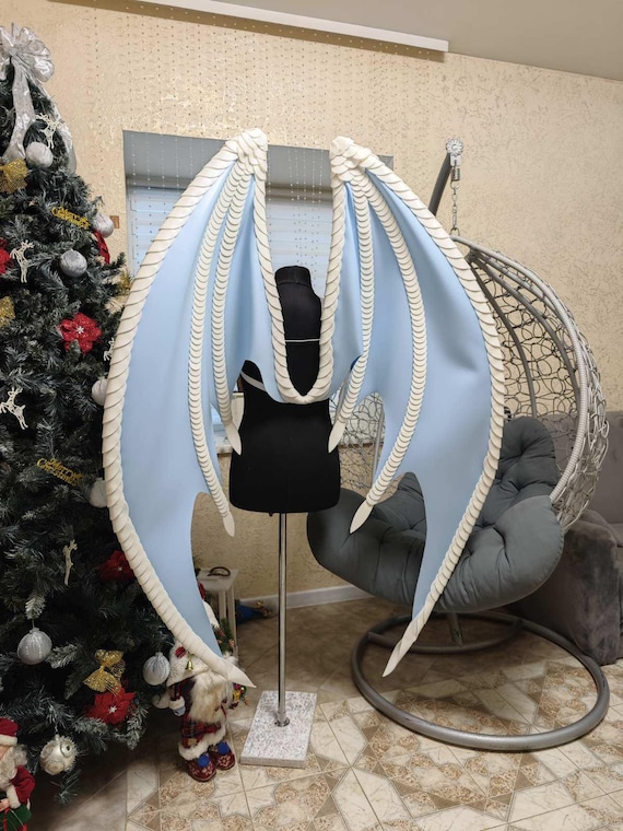 Ice Dragon Wings, Bat Wings, Cosplay Wings Costume, Vampire wings, Demon Wings, Black Wings, Wings Cosplay, Halloween Costume, Angel Wings