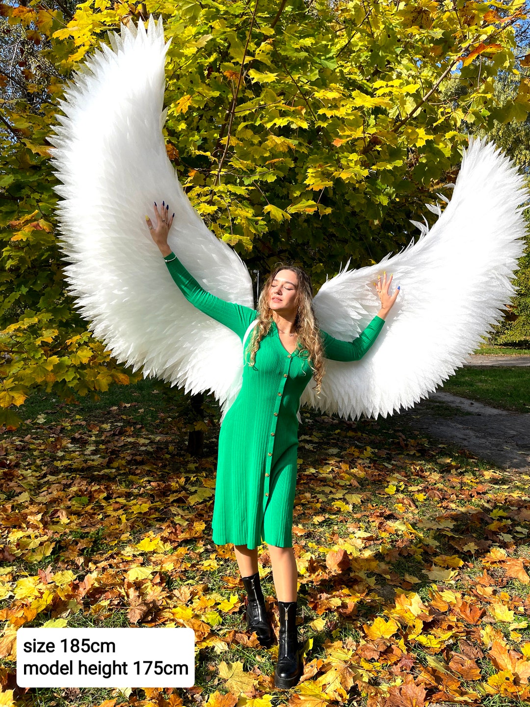 Big Raised Angel Wings, Halloween Costume, Christmas Costume, Photo Shoot Props Etsy