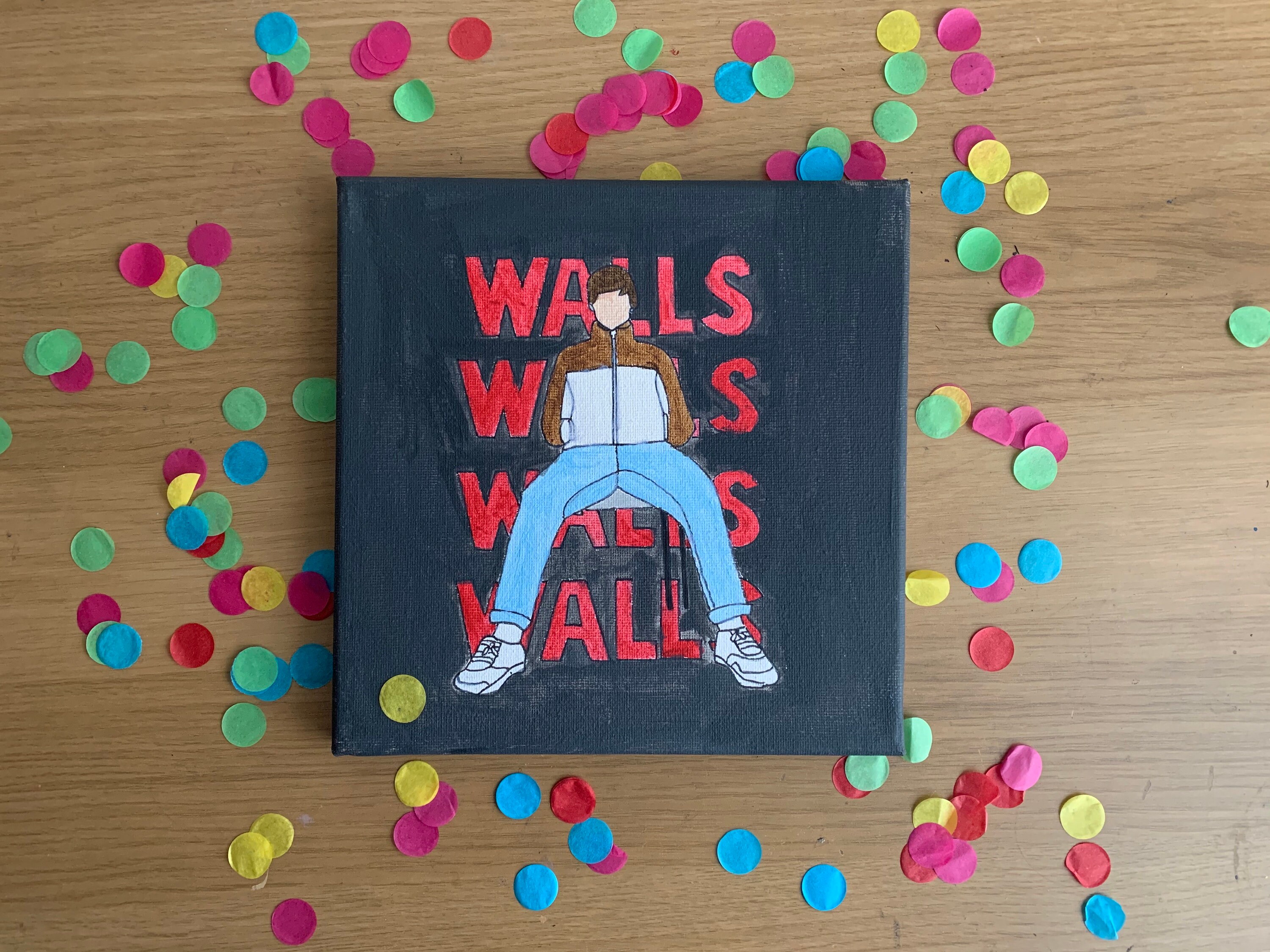 Louis Tomlinson 'Walls' Canvas Etsy
