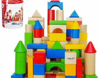 large wooden building blocks uk