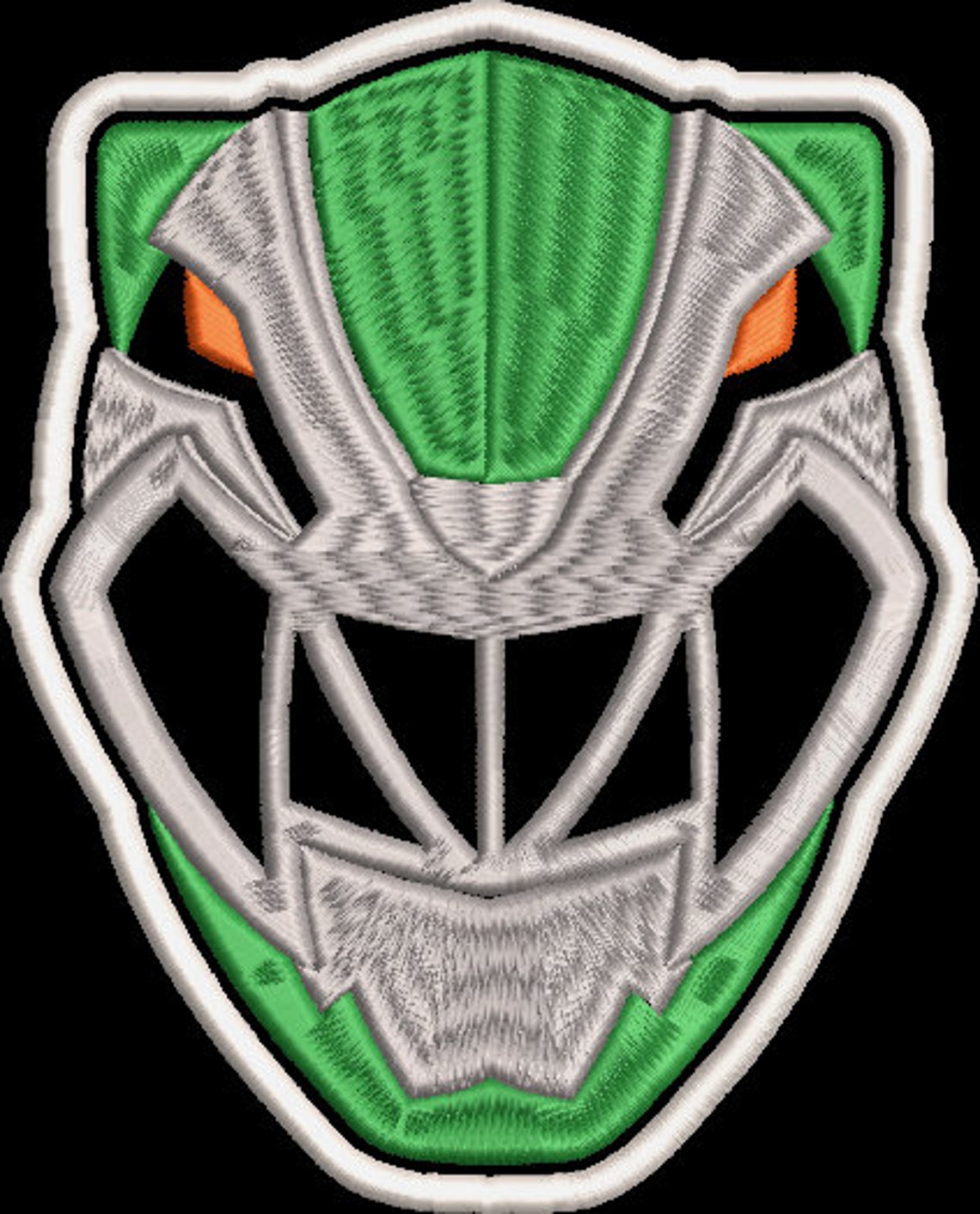 Power Rangers Dino Fury Helmet Embroidered Patch Etsy