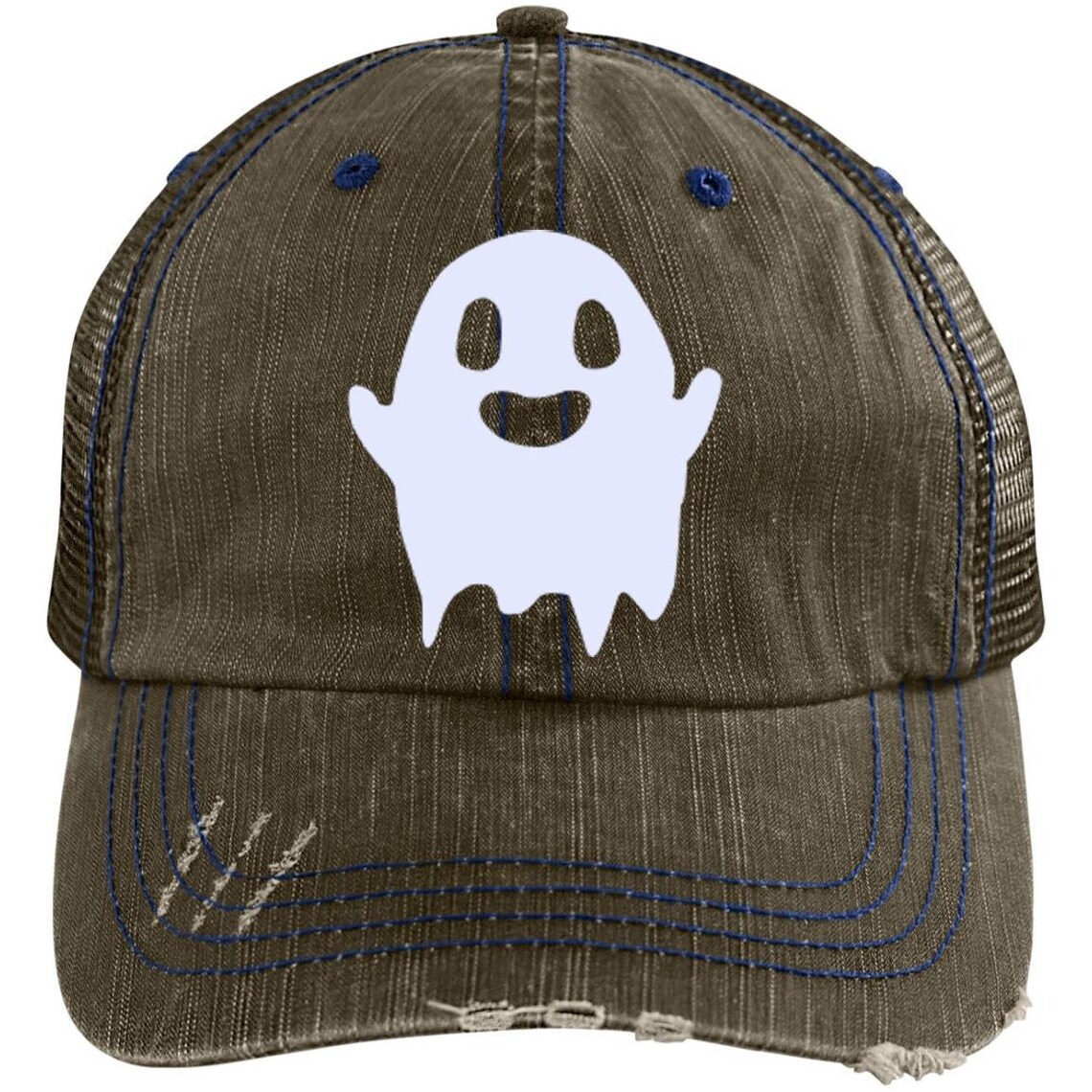 Boo ghost hat cap jessecmault dad hat embroidered vintage hat  etsy