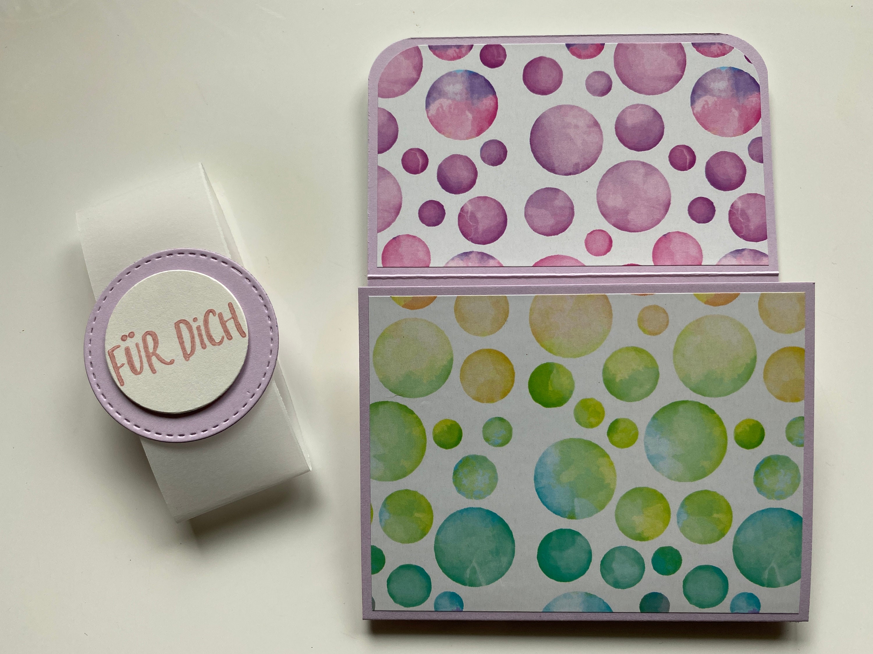 Gutscheinkarte Verpackung Gelb - Handgemachte Geschenkkarte Für Geld & Gutscheine