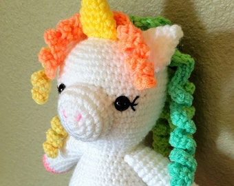 PDF Unicorn Amigurumi Crochet Pattern