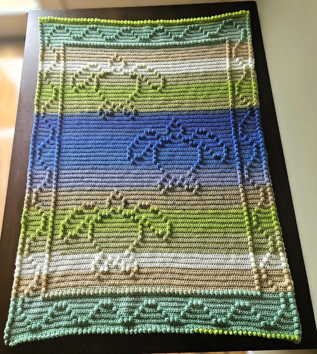Sea Turtle Baby Blanket Pattern--pdf Pattern Download - Etsy