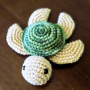 Sea Turtle Amigurumi Crochet Pattern--PDF Pattern Download