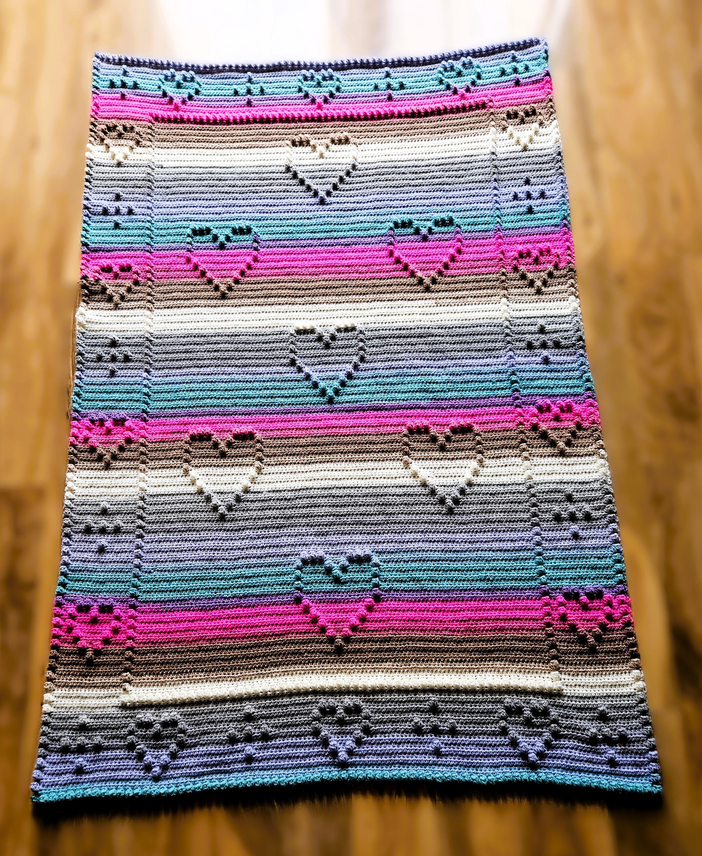 Heartfelt Love Blanket Crochet Pattern – PDF Digital Download - Etsy