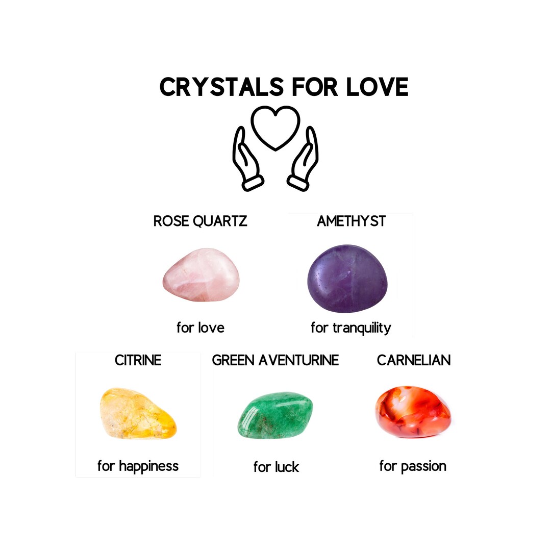 Love Crystal Set Handpicked Crystals for Love and Relationship Healing