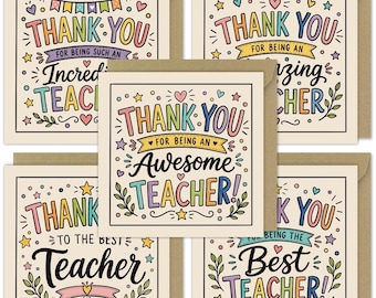 Danke, Lehrerkarte, Lehreranerkennungskarte, beste Lehrerkarte, Schulabschlusskarte, Danke vom Schüler, Lehrergeschenk
