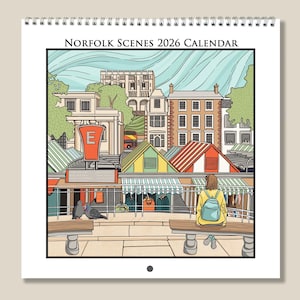 Norfolk Calendar 2026 illustrated by Zoe Howard