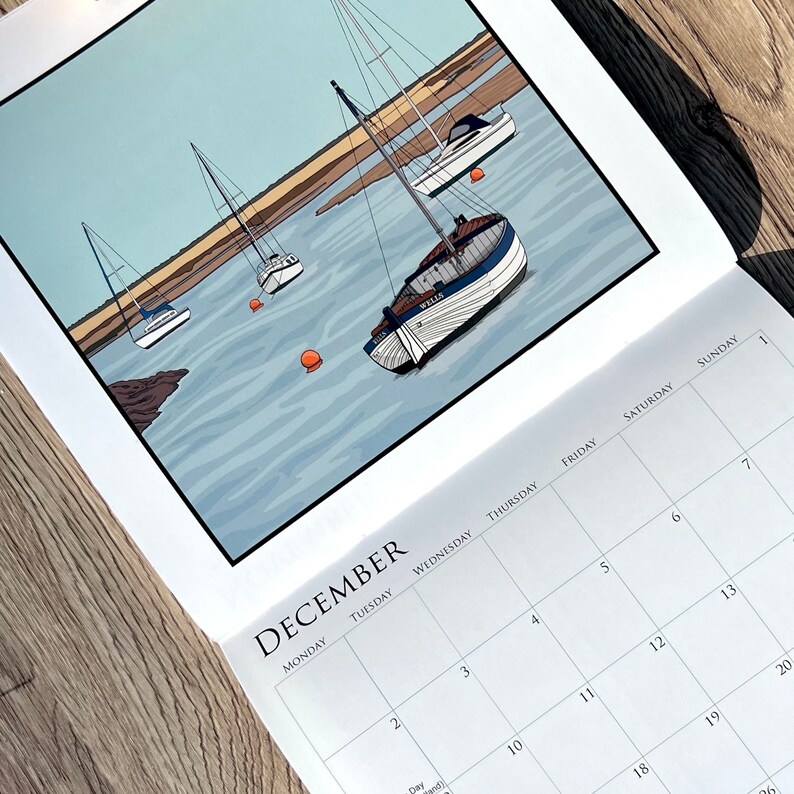 Norfolk 2024 Calendar Wall Mounthly Art Prints of Norwich Etsy