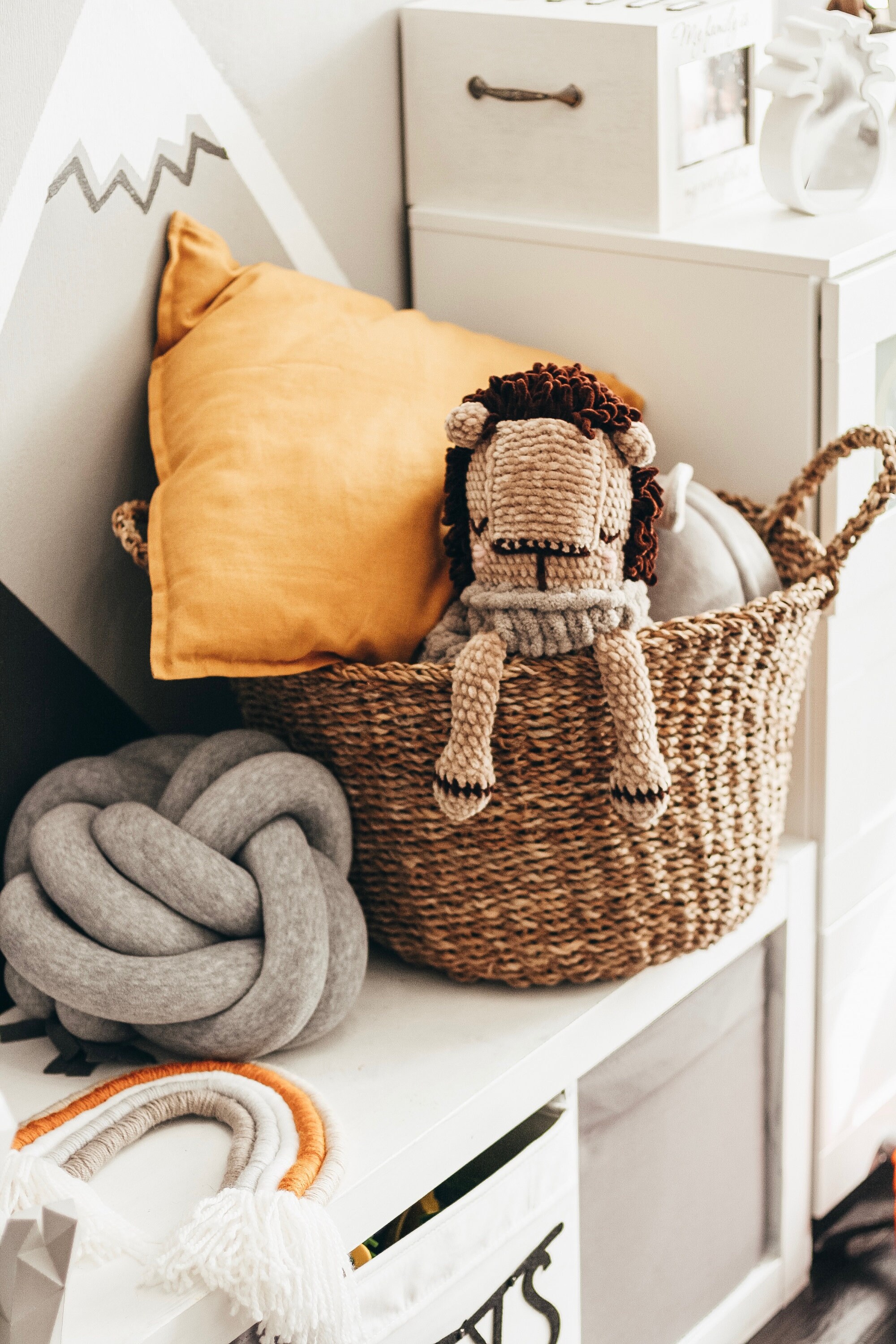 Stuffed animal pajama bag Baby toys Plush lion baby stuff Etsy