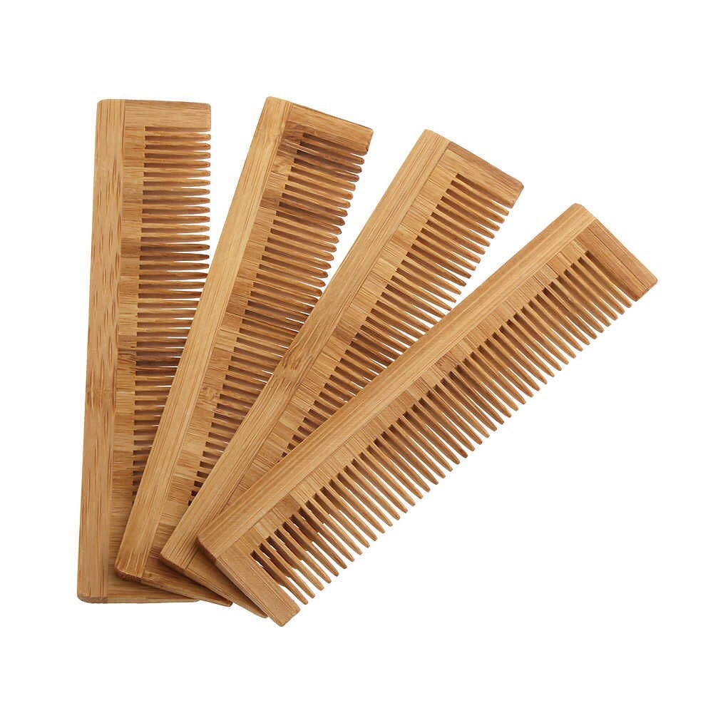 Reusable Bamboo Comb, 100% Organic and Natural Bamboo, Ecofriendly Bamboo Combs, Zero Wastes