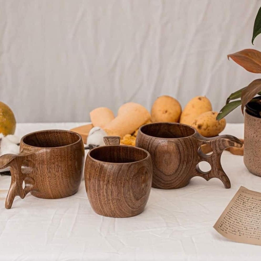 Handcrafted Kuksa Wooden Cup Nordic Cup 100 Natural Wooden Etsy