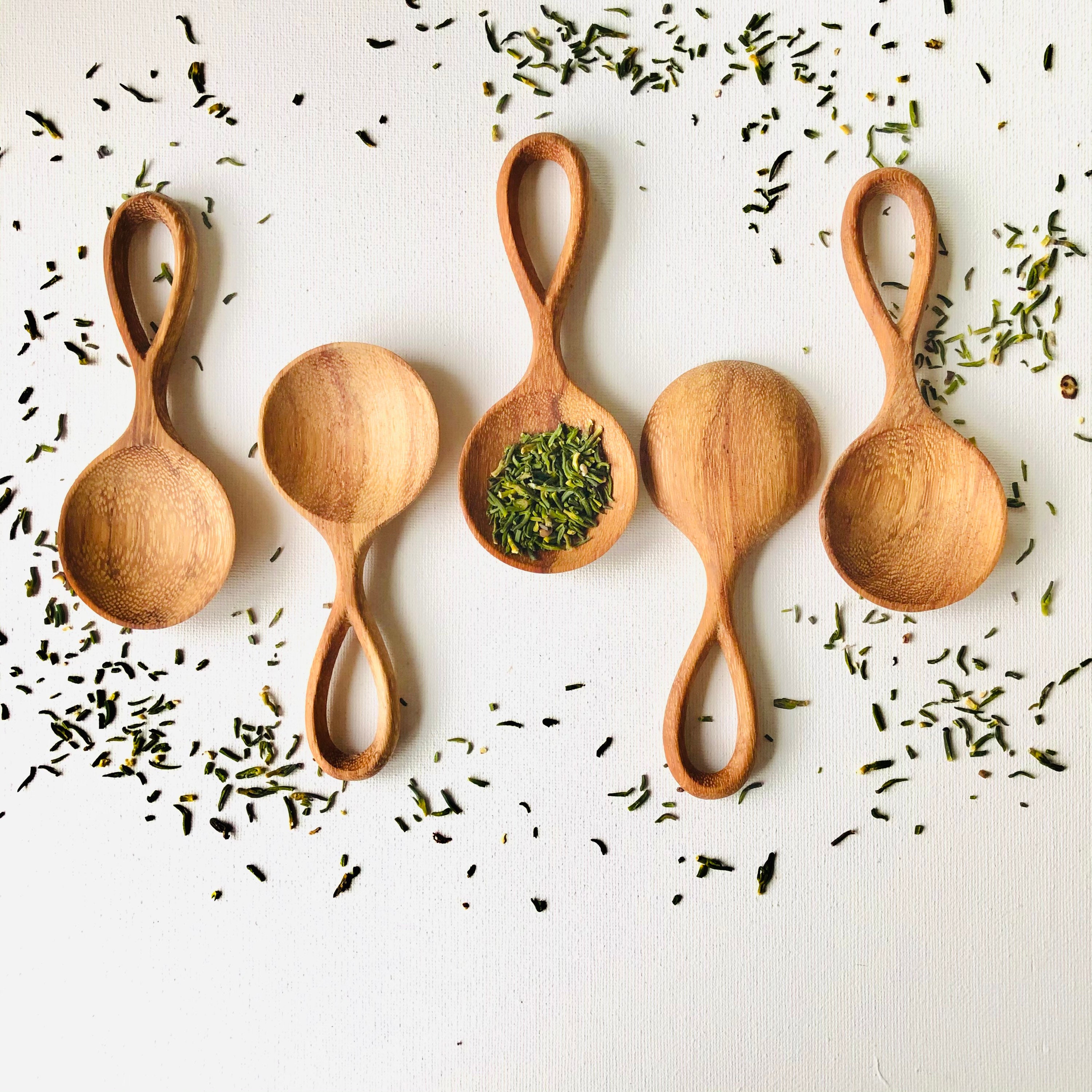 Handcarved Small Wooden Spice Spoon | Jar Nam Spoon | Natural Wooden Spoons | Eco friendly Gift | Kitchen Utensils | Artisans made
