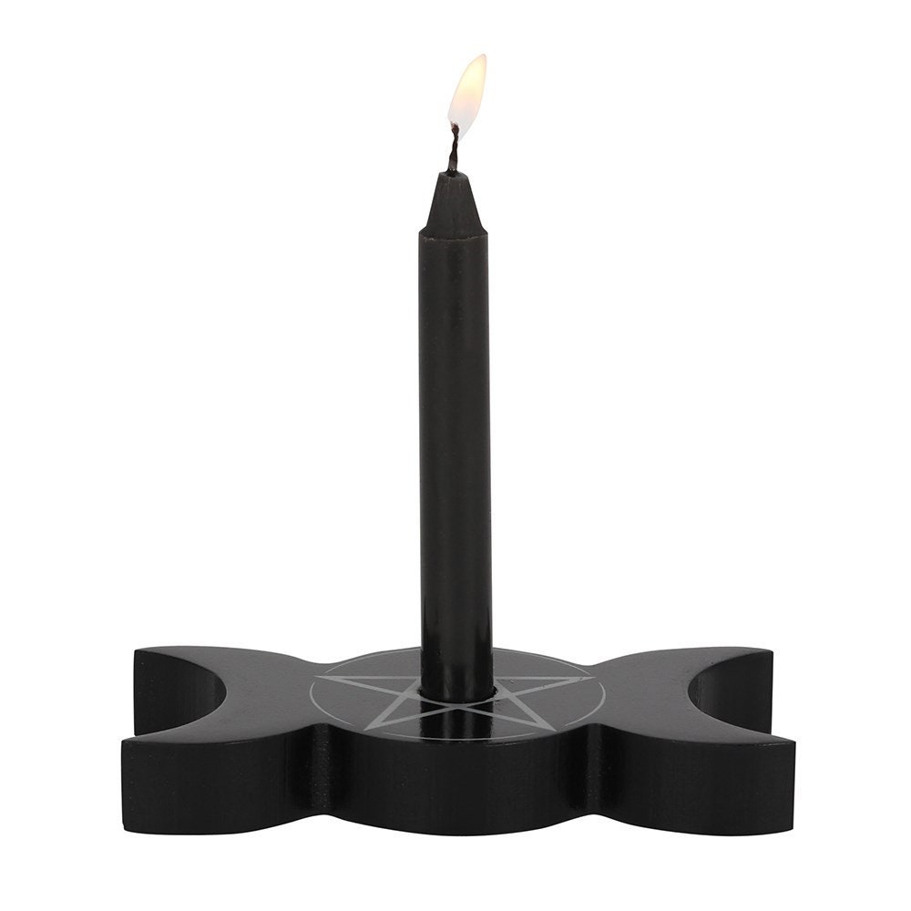Moon Spell Candle Holder | Triple Moon Candle Holder |  Candle Holder