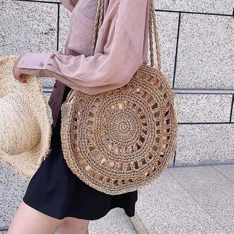 Handwoven Large Straw Tote Bag |Handmade Bag| Shoulder Wicker Bag| Natural Bag | Boho Bag