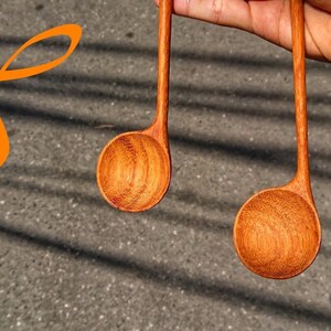 Assorted Handmade Wooden Spoons Natural Beautiful Wooden Spoons Eco friendly Kitchen Utensils Handmade Home Gift image 7