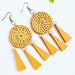 see more listings in the Rattan Earrings section