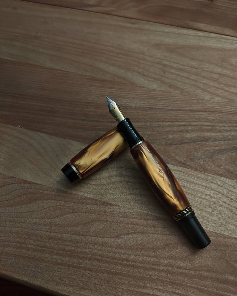 Acrylic Copper Fountain Pen