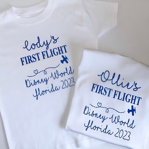 Personalised First Flight Kids T-Shirt image 9