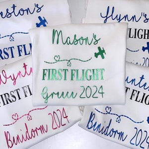 Personalisiertes Erstflug Kinder T-Shirt
