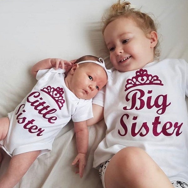 Big Sister/ Little Sister T-Shirt and vest deal