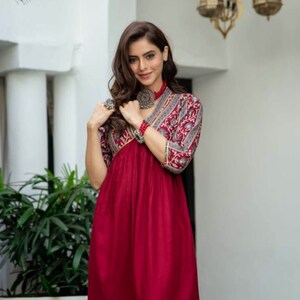 Frock Style Kurti Etsy