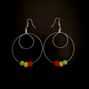 Reggae Perlen Creolen