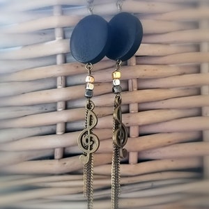 musical nte drop earings