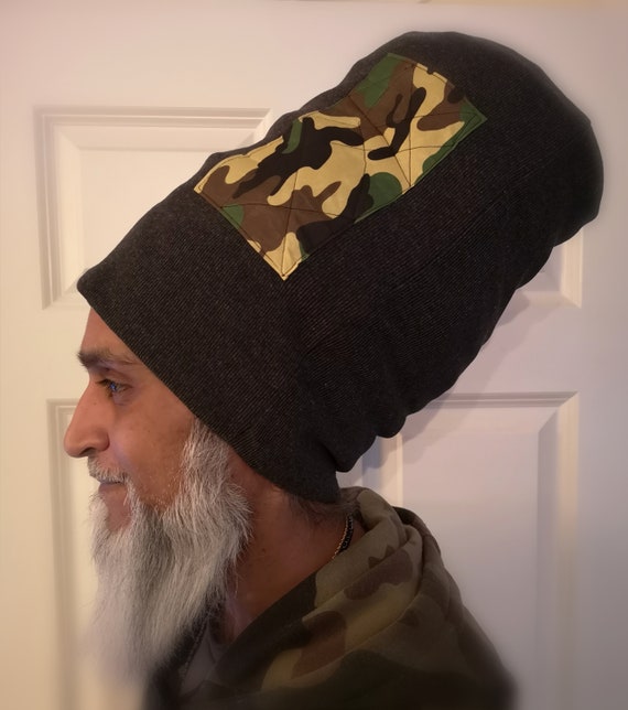 Extra Long Dreadlock Slouchy Beanie 