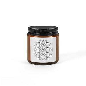 Flower of Life candle