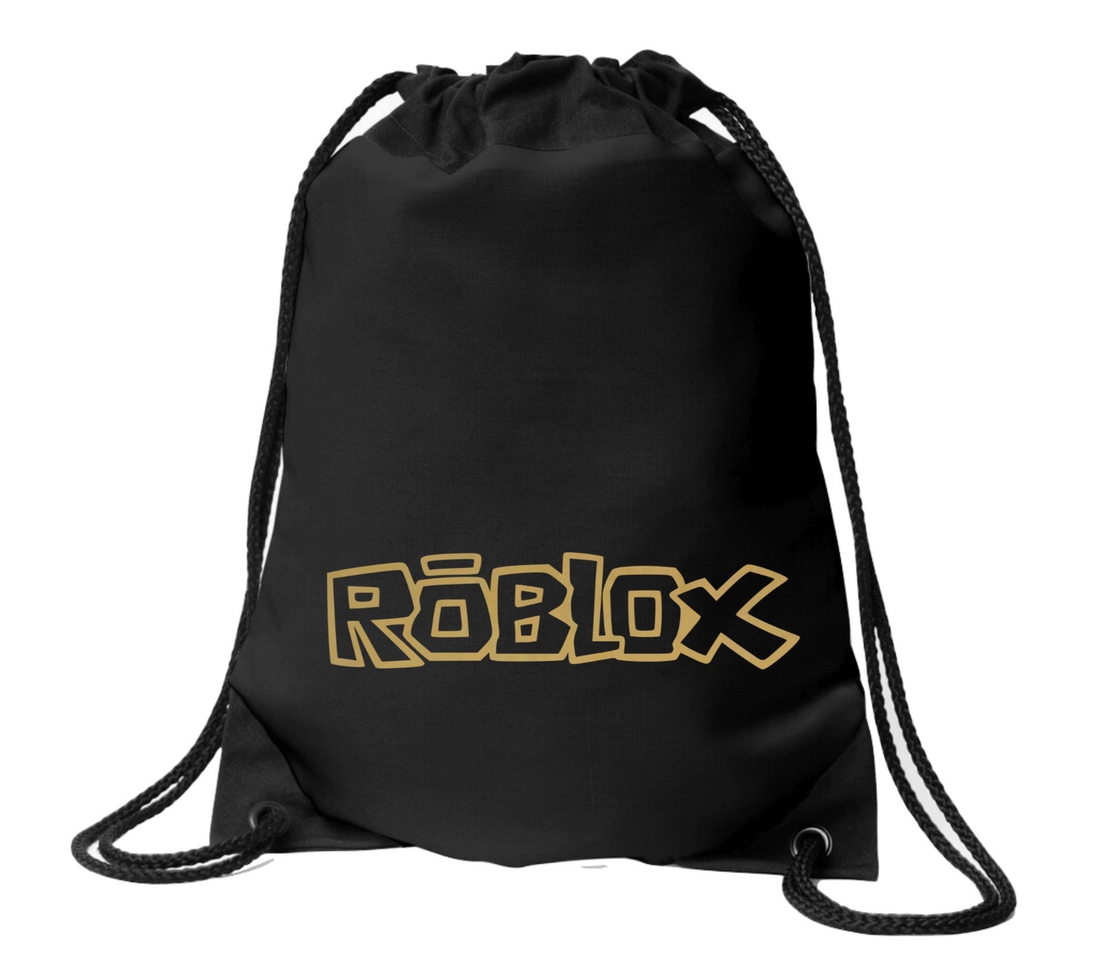 Kids Roblox Drawstring Backpack School Overnight Bag Girl Boy Etsy