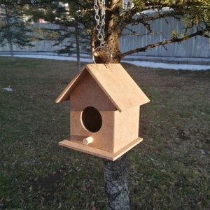 Birdhouse Outdoor Handmade, Wooden Birdhouse for Hanging