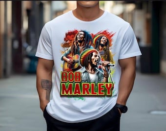 Bob Marley "One Love" T-Shirt, Reggae Music, Personalized Fan Shirt