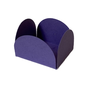 Purple Truffle Holder, Chocolate Wrapper, Candy Petal Box, Open Candy Box, Sweet Candy Holder, Treat Boxes, Brigadeiro, Forminha de Doces