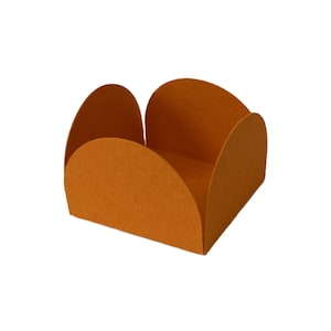 Orange Truffle Holder, Chocolate Wrapper, Candy Petal Box, Open Candy Box, Sweet Candy Holder, Treat Boxes, Brigadeiro, Forminha de Doces